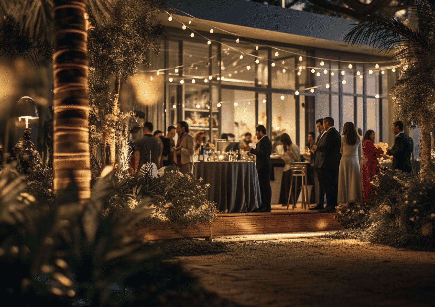 Venue warm outside